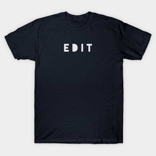 White by edit T-Shirt by Edit1